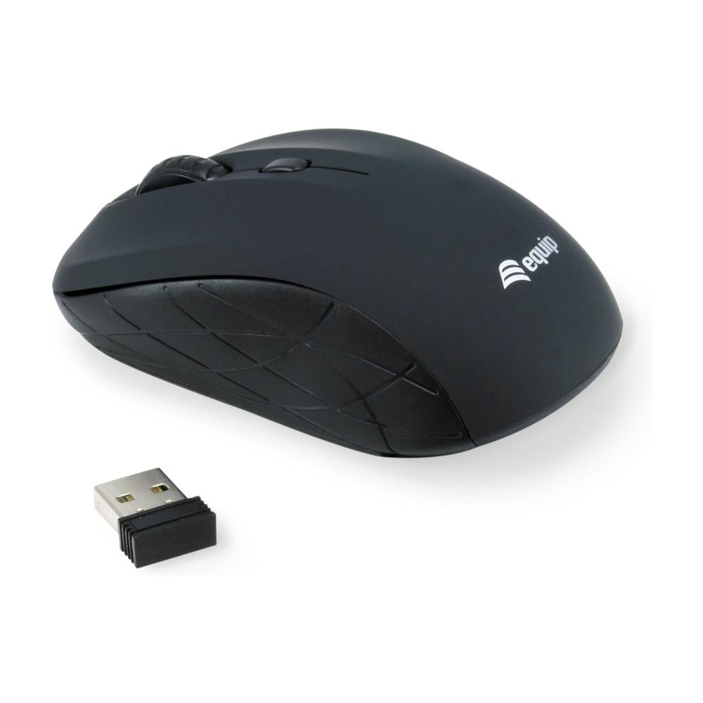 Mouse 245108 Ottico 2 Tasti 1600 DPI Colore Nero - Foto 1