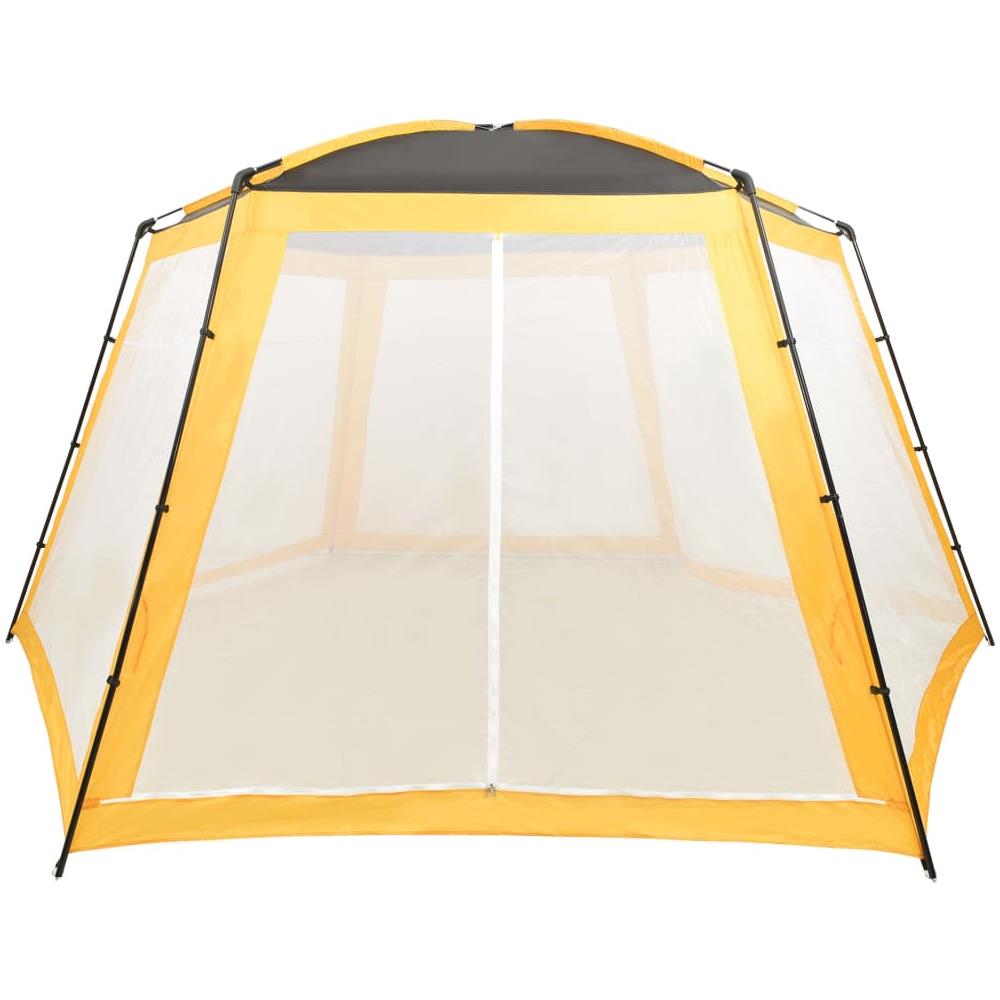 Tenda per Piscina in Tessuto 590x520x250 cm Giallo - Foto 2