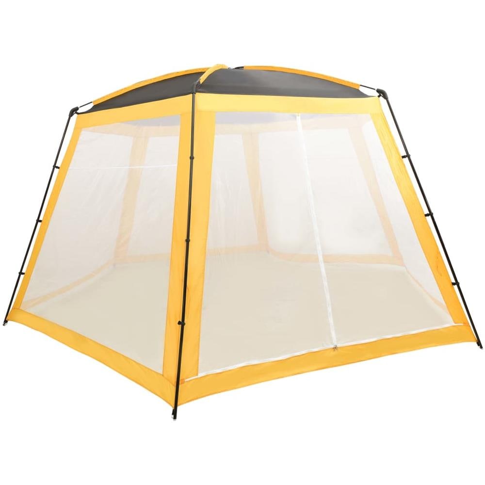 Tenda per Piscina in Tessuto 590x520x250 cm Giallo - Foto 1