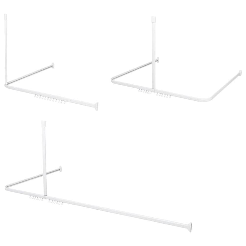 Set Binario per Tenda da Doccia Easy-Roll Bianco - Foto 4