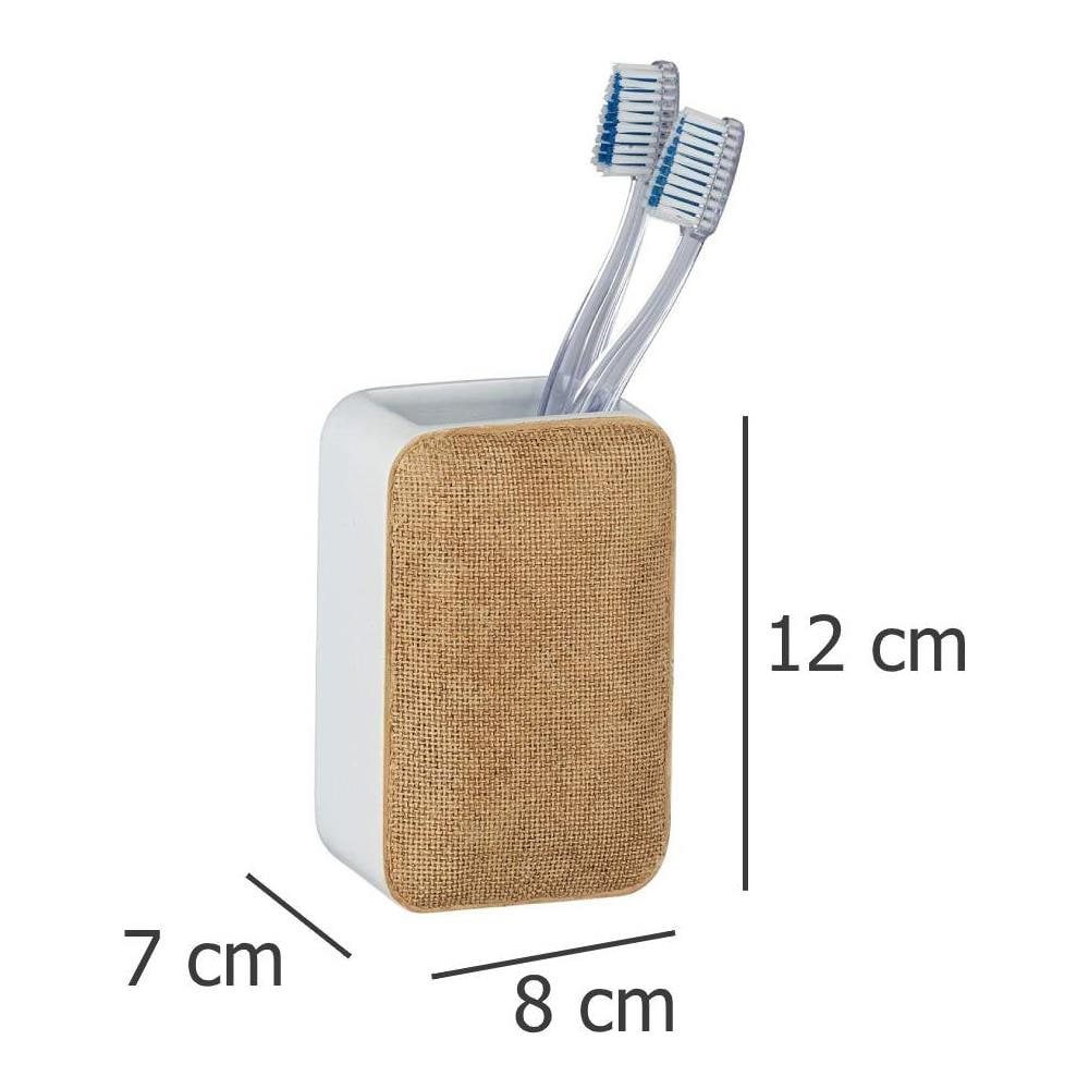 Contenitore Spazzolino Ambila Beige, - Foto 4