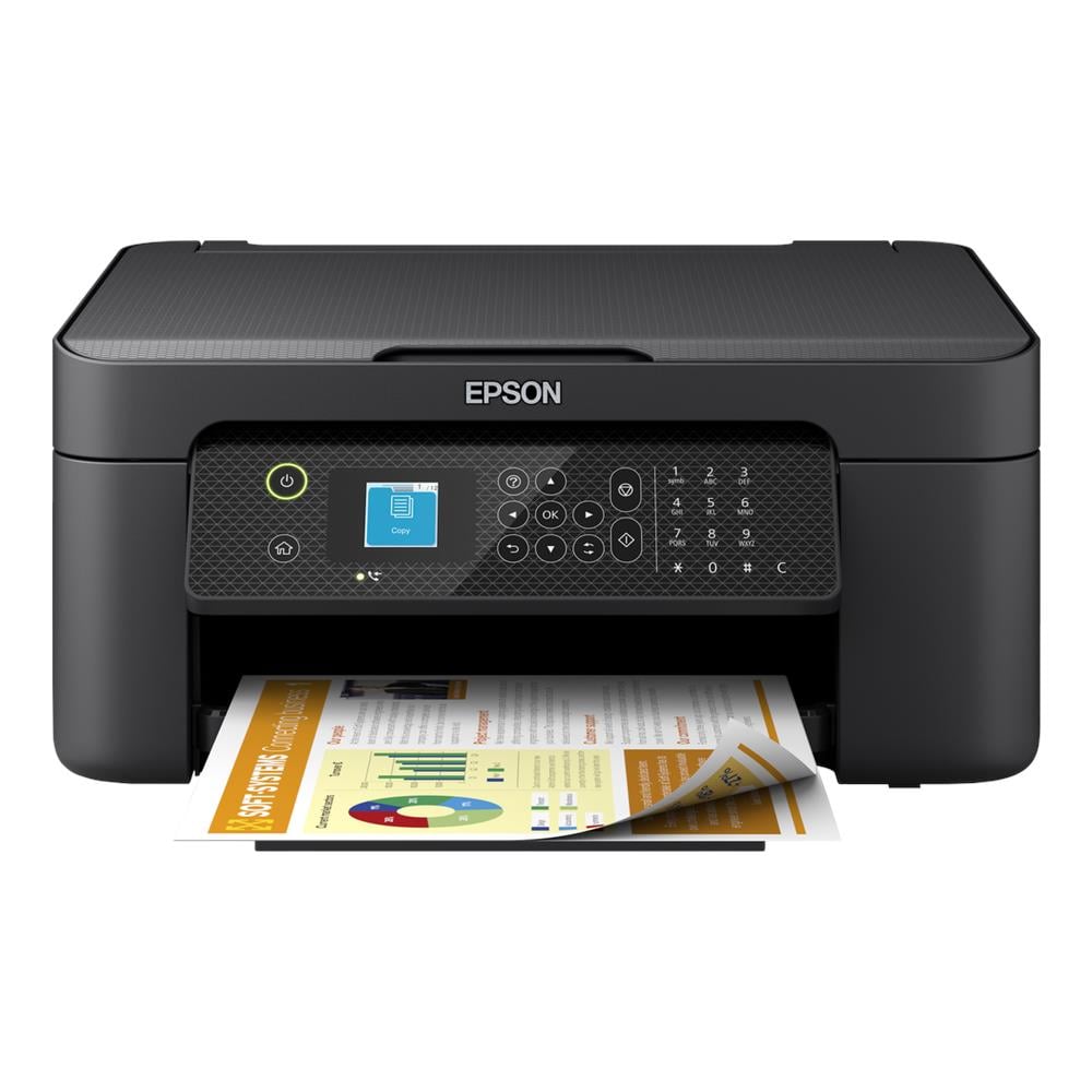 Stampante Multifunzione WorkForce WF-2910DWF Inkjet a Colori Stampa Copia Scansione Fax A4 33 ppm (B / N) 18 ppm (a Colori) Wi-Fi / USB 2.0 - Foto 1