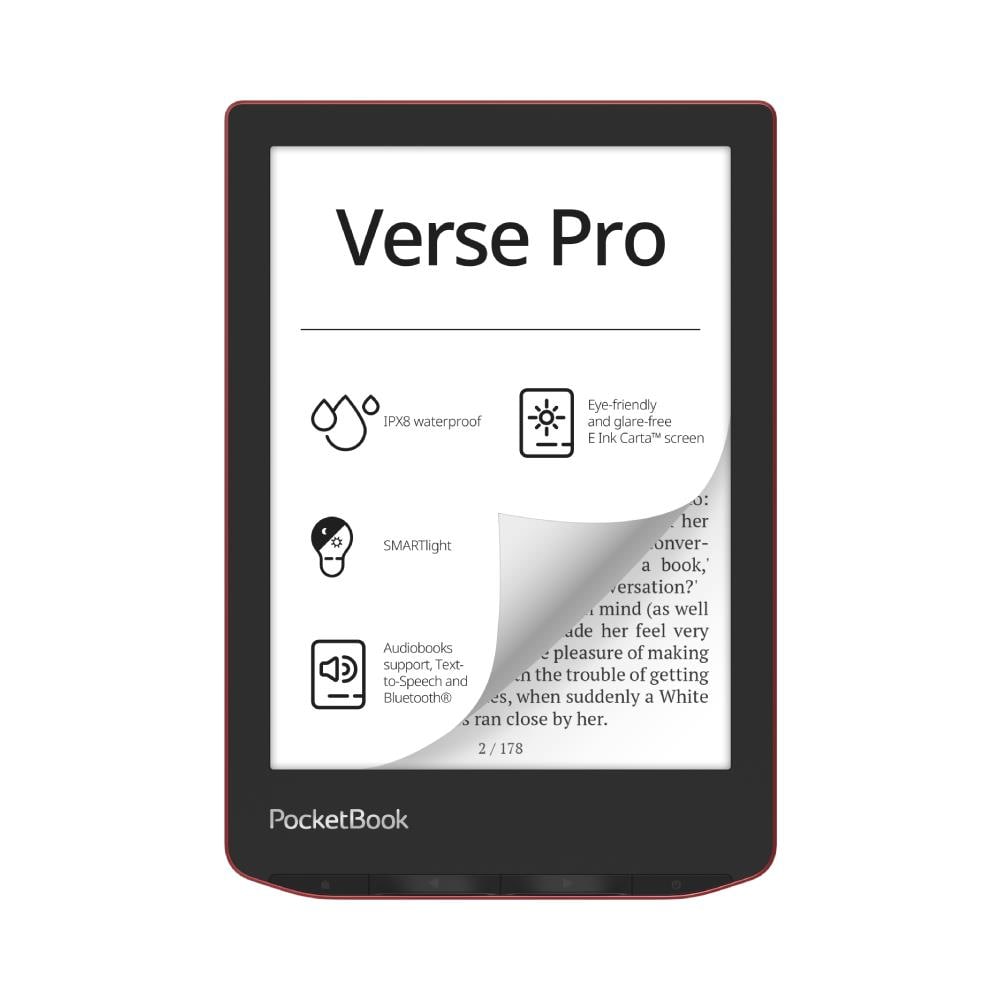 Lettore di eBook 16 GB 6" Bluetooth /Wifi Colore Rosso - Foto 2
