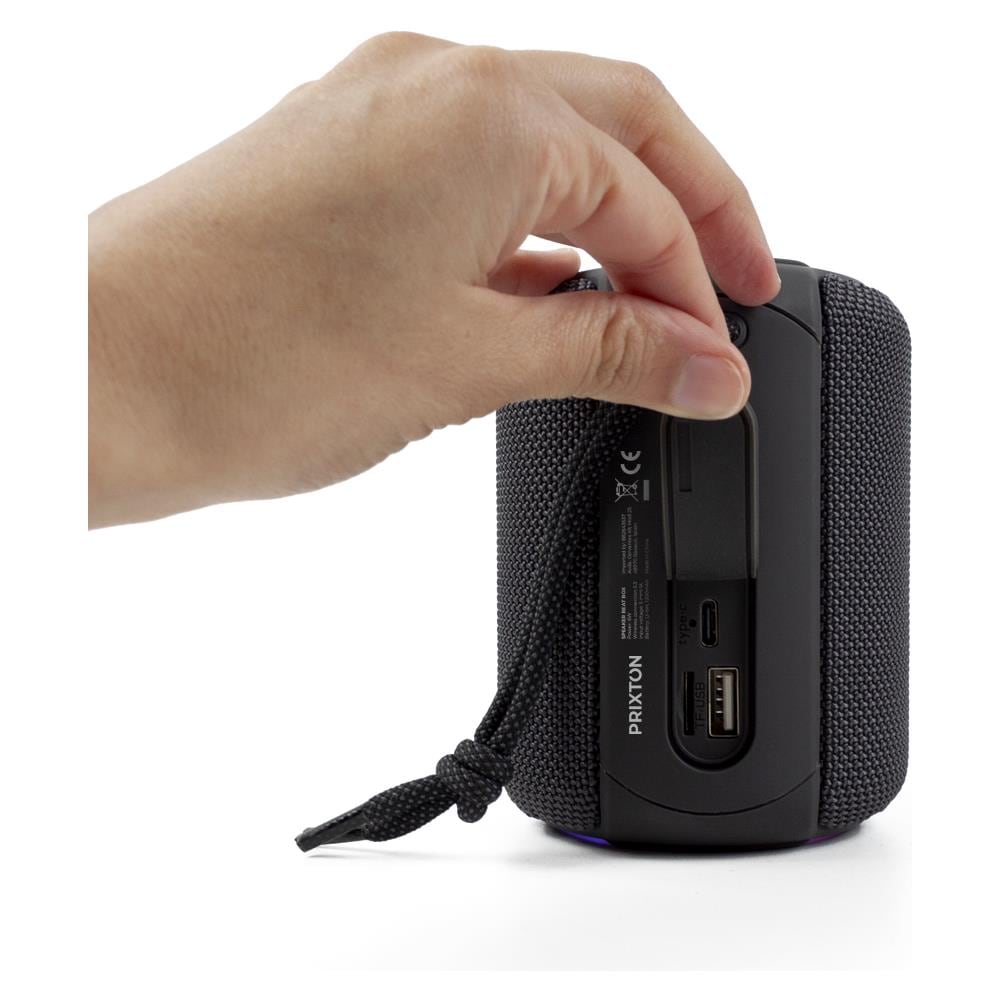 Speaker Portatile Ricaricabile Beat Box, Bluetooth 5.3 Potenza 6 Watt Colore Grigio - Foto 2