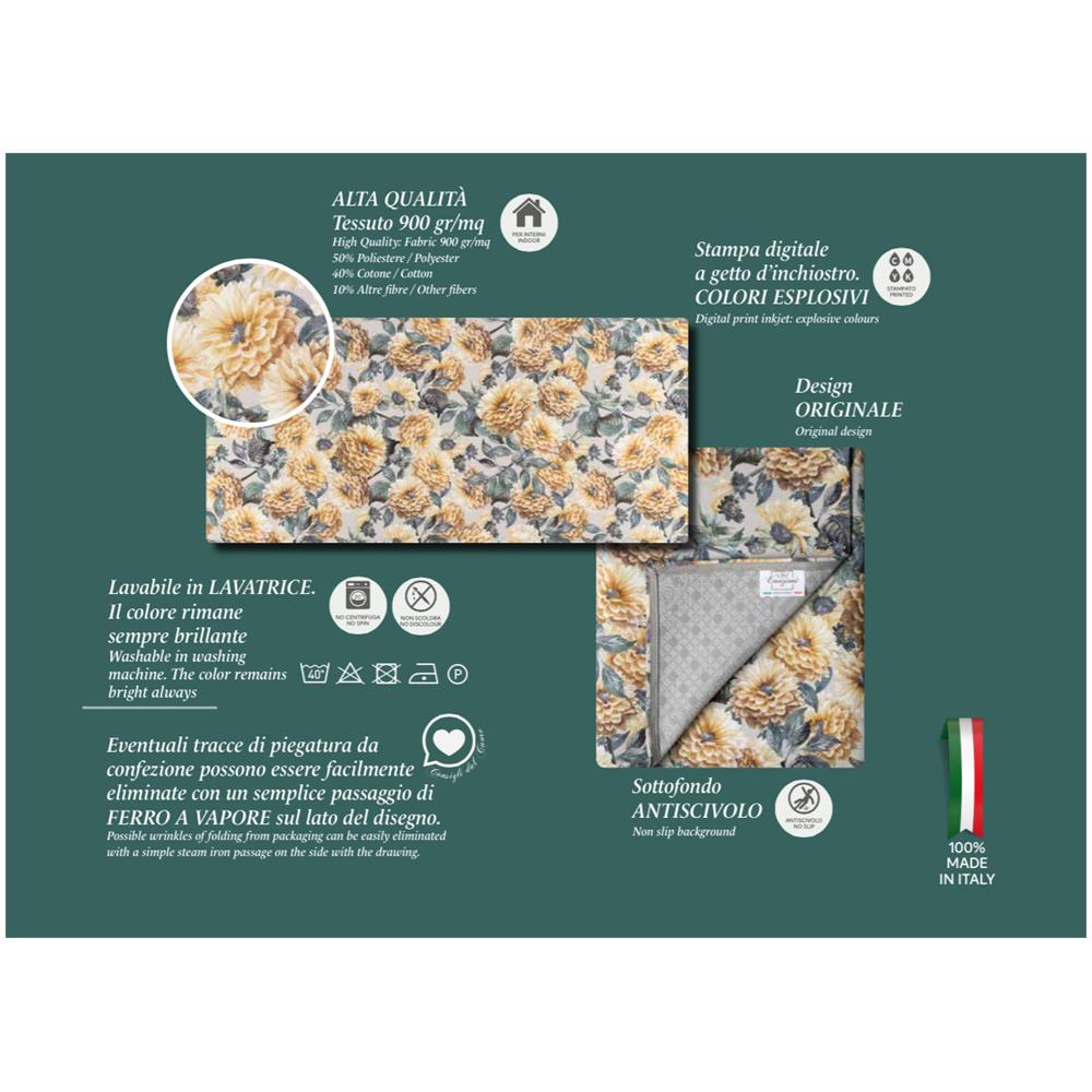 Tappeto Cucina Antiscivolo Stampa Digitale Emozioni Fantasia Lavanda Selvatica By Suardi 58x280 Lavanda Selvatica - Foto 2