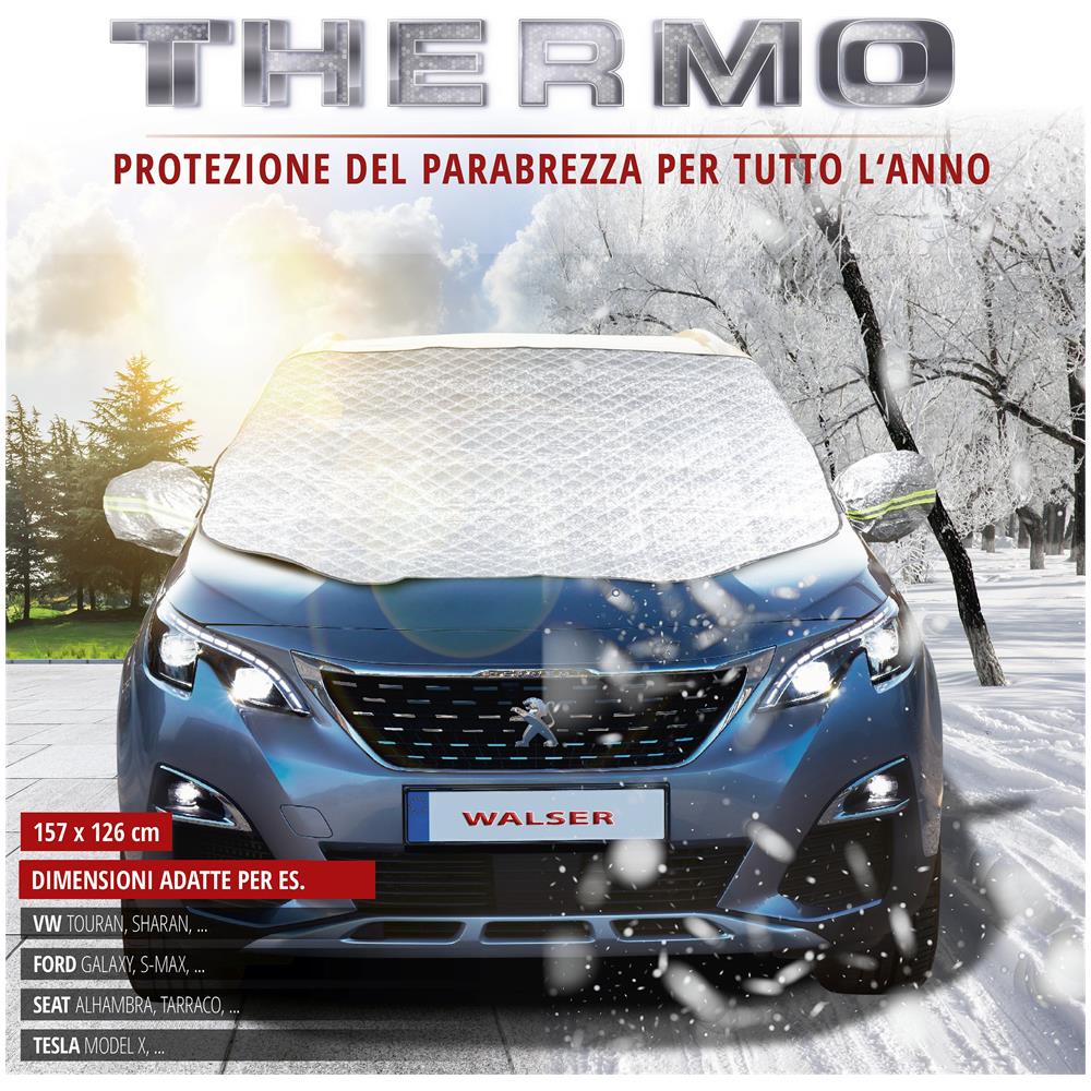 Protettore Termico Del Parabrezza Premium Con Copertura Dello Specchio Laterale 157x126 Cm - Foto 2