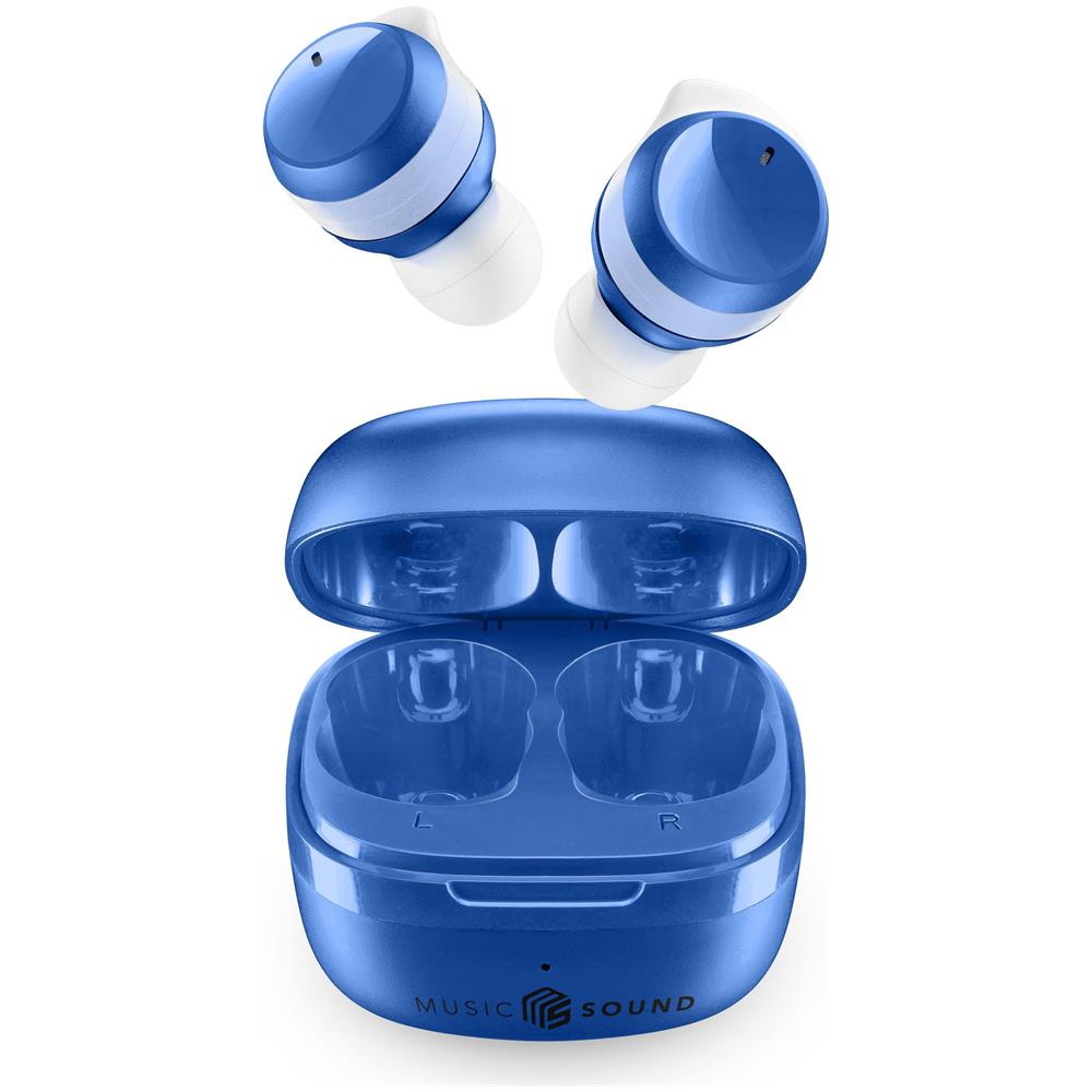 Cuffie Bluetooth FLOW con Custodia di Ricarica Colore Blu - Foto 2