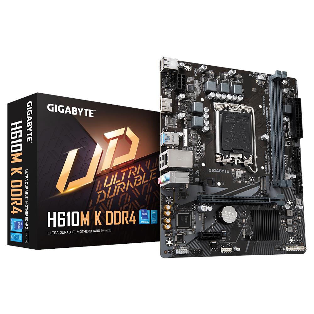 Scheda Madre H610M K DDR4 1.0 Intel H610 Express Socket LGA 1700 micro ATX - Foto 1