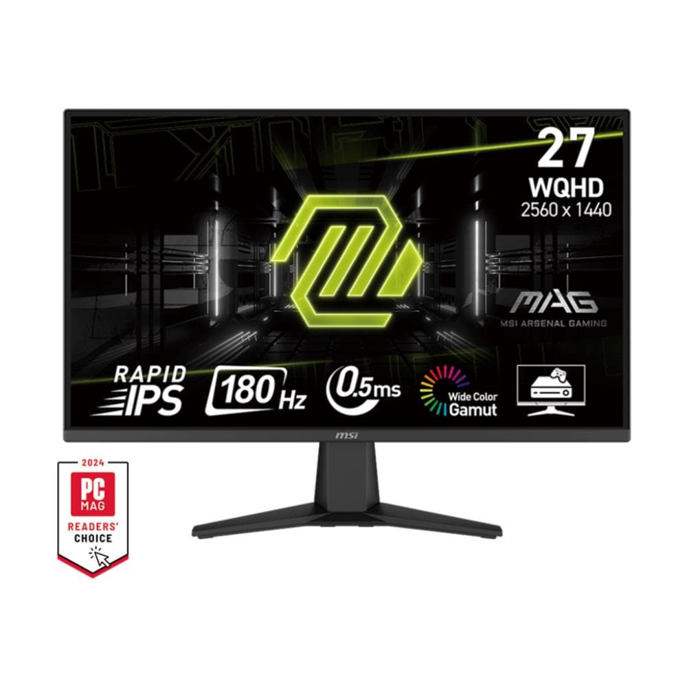 Monitor Gaming MAG 275QF 27"" Rapid IPS WQHD 180Hz 300cd /m2 0.5ms 2xHDMI e Display Port - Foto 1