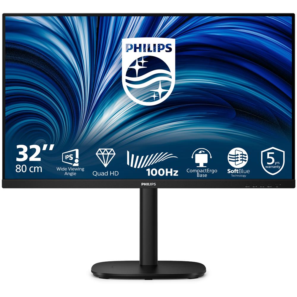 Monitor 31.5" IPS Flat 32B2N3500/00 Quad HD Tempo di risposta 4 ms - Foto 1