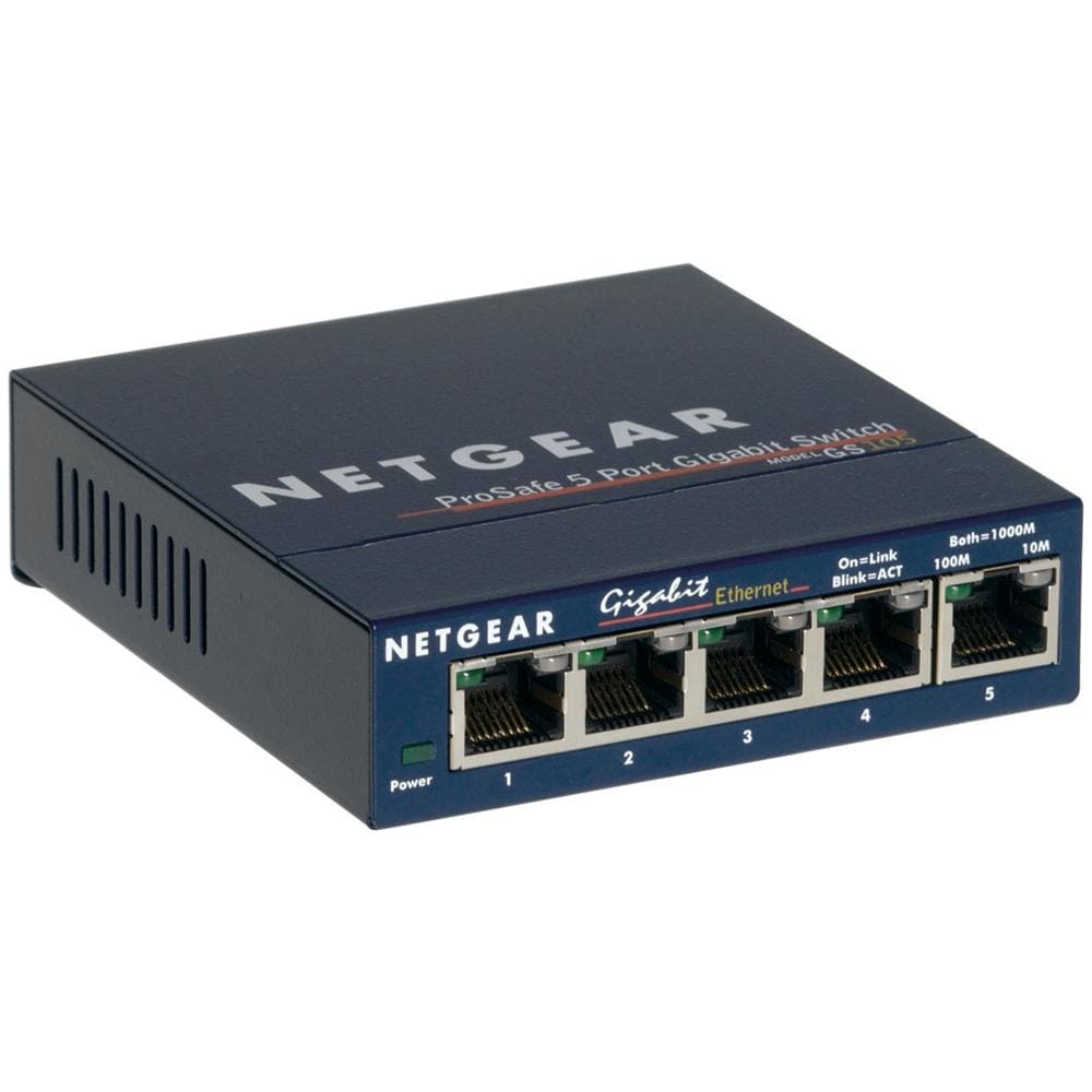 Switch Gigabit 5 porte 10/100/1000 Mbps Base-T - Foto 1