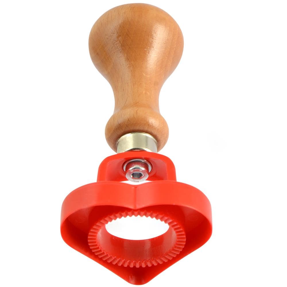 Taglia Ravioli Cuore Multicolore Manico Legno - Foto 2