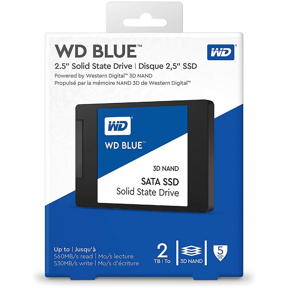 SSD 2 TB WD Blue 3D NAND 2.5" Interfaccia Sata III 6 GB / s - Foto 4