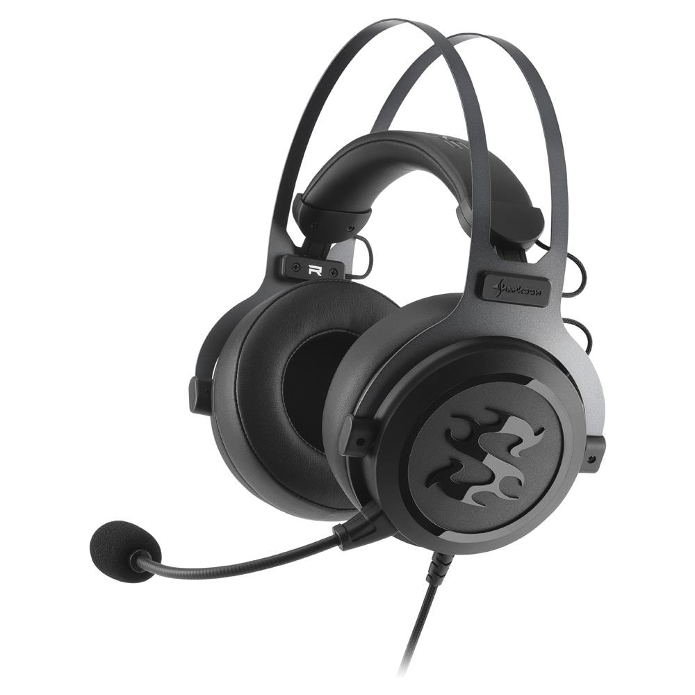 Skiller SGH3 Cuffia Gaming Stereo Padiglione Auricolare Cablato con Microfono Integrato - Nero / Titanio - Foto 1