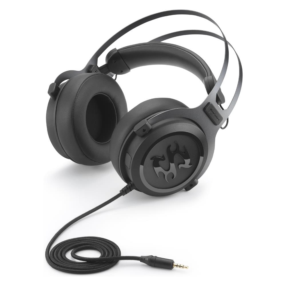 Skiller SGH3 Cuffia Gaming Stereo Padiglione Auricolare Cablato con Microfono Integrato - Nero / Titanio - Foto 2