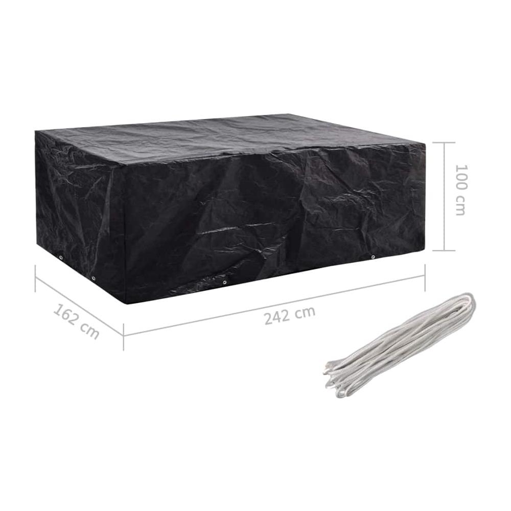 Copertura Per Mobili Da Giardino Con 8 Occhielli 242x162x100 Cm - Foto 6