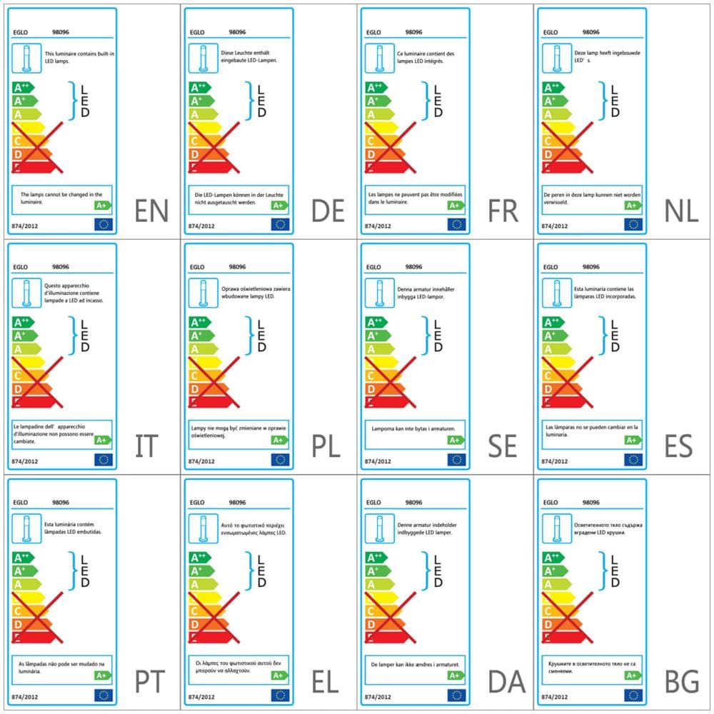 MANFRIA Colonna / Luce a lampione da esterno Antracite A+ - Foto 2