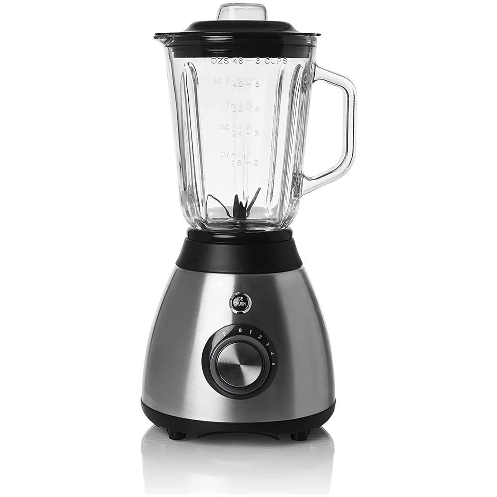 Frullatore Frullo Glass Capacità 1.5 Litri Potenza 600 Watt Colore Nero / Acciaio inox - Foto 1