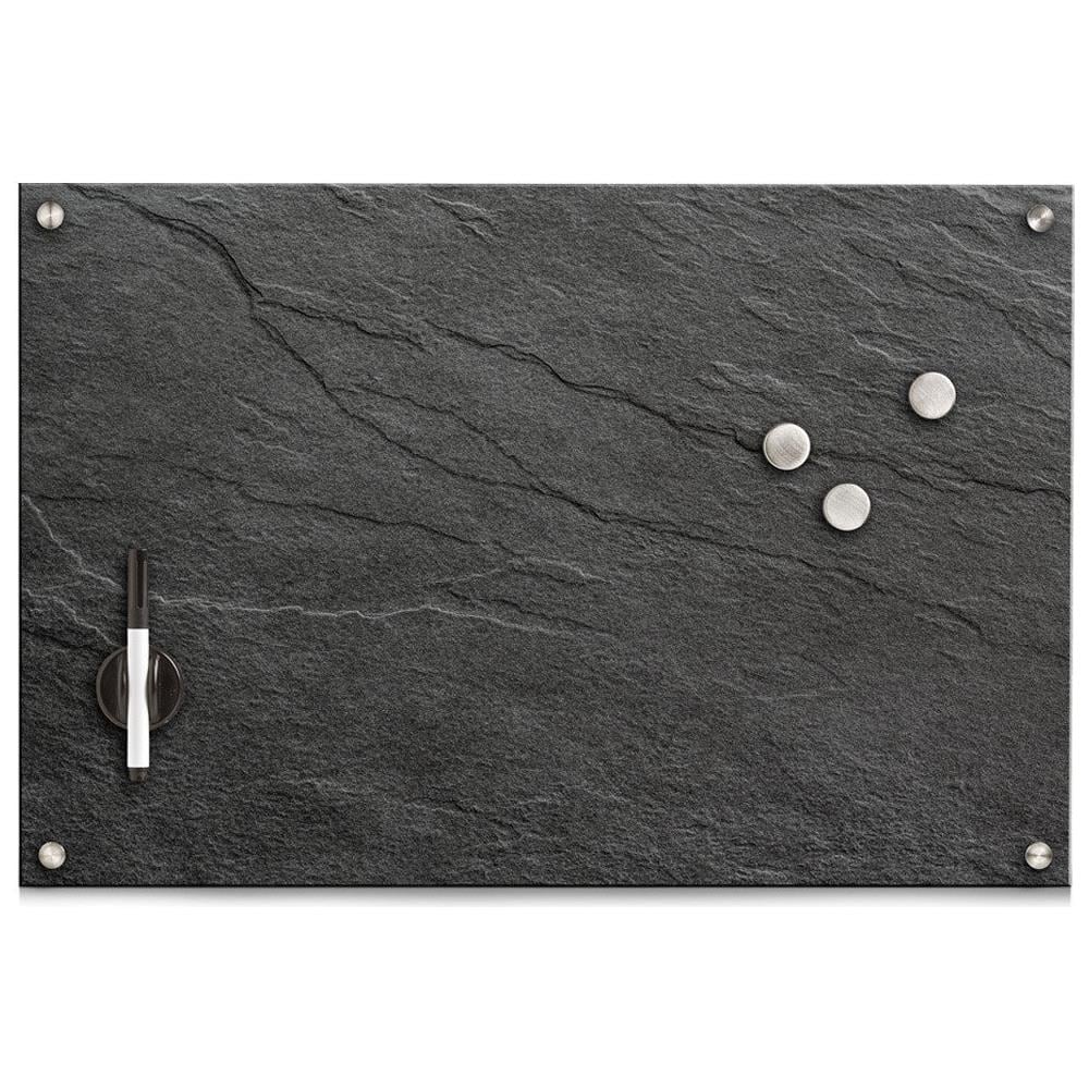 Tavolo Magnetico Con Superficie In Vetro, Superficie Abrasiva A Secco Rivestita Con Vetro Magnetico, Prodotto Facile Da Installare, 40x60, - Foto 1