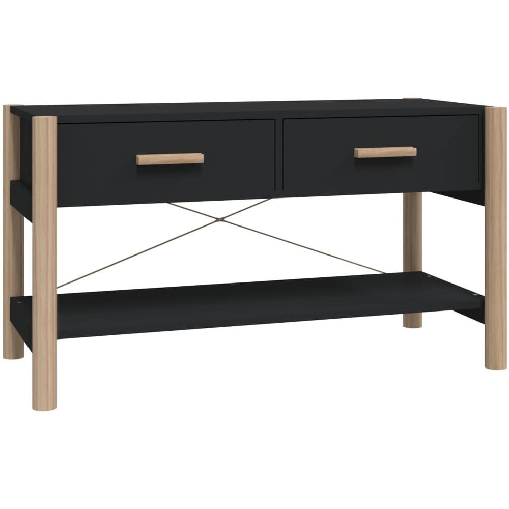 Mobile Porta Tv Nero 82x38x45 Cm In Legno Multistrato - Foto 2