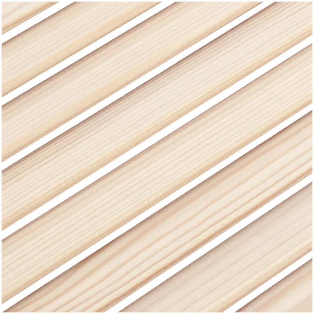 Ante con Design a Lamelle 2 pz 61,5x49,4 cm in Legno di Pino - Foto 5