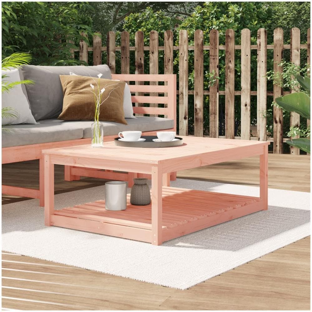 Tavolo Da Giardino 121x82,5x45 Cm In Legno Massello Di Douglas - Foto 1