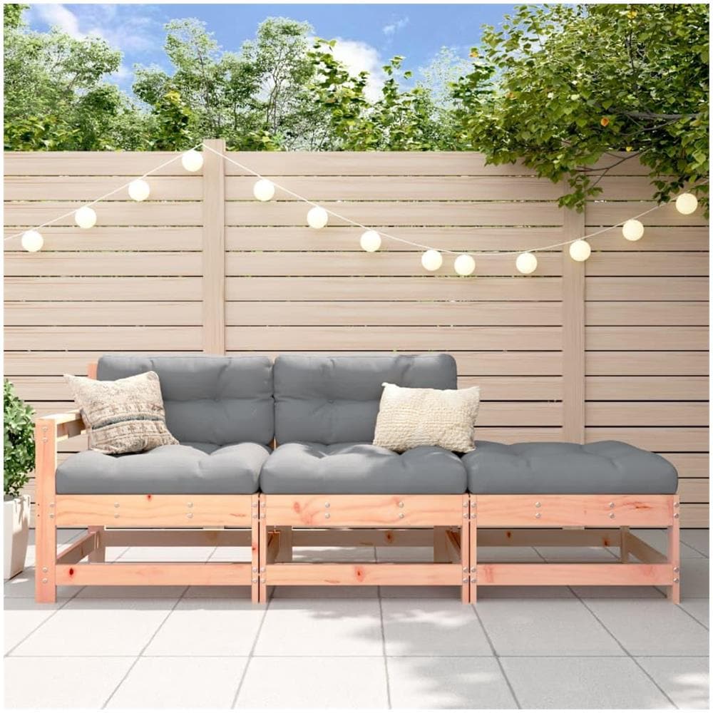 Set Salotto da Giardino 3 pz in Legno Massello di Douglas - Foto 2