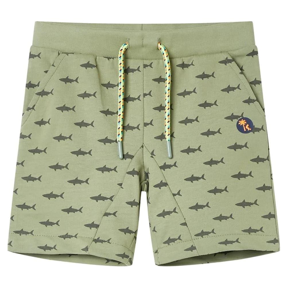 Pantaloncini per Bambini con Coulisse Cachi Chiaro 92 - Foto 1