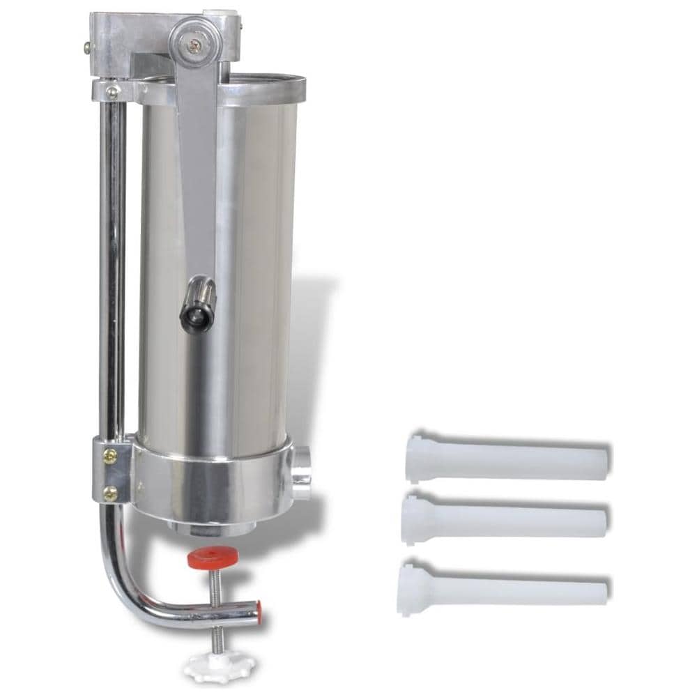 Riempitrice Salsiccia Manuale Verticale In Acciaio Inox 3,5l - Foto 1