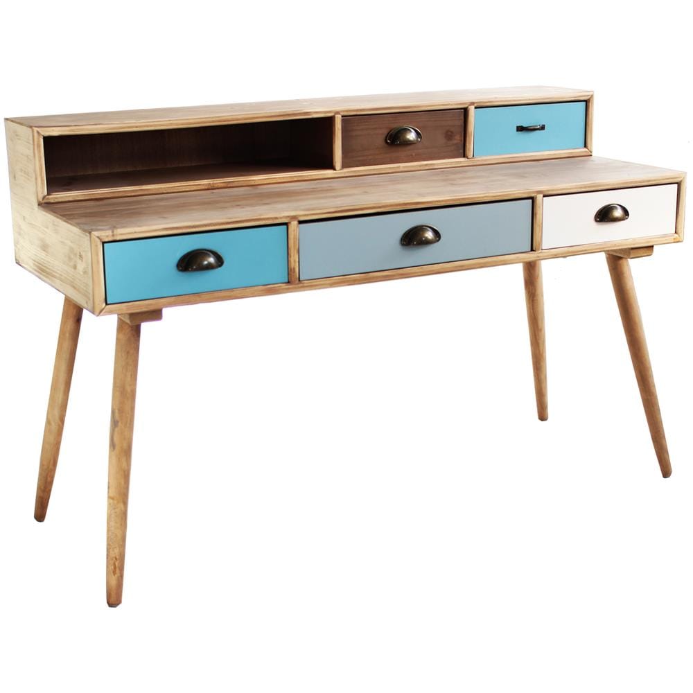 Aj - Scrivania In Mdf Multicolor - Foto 1