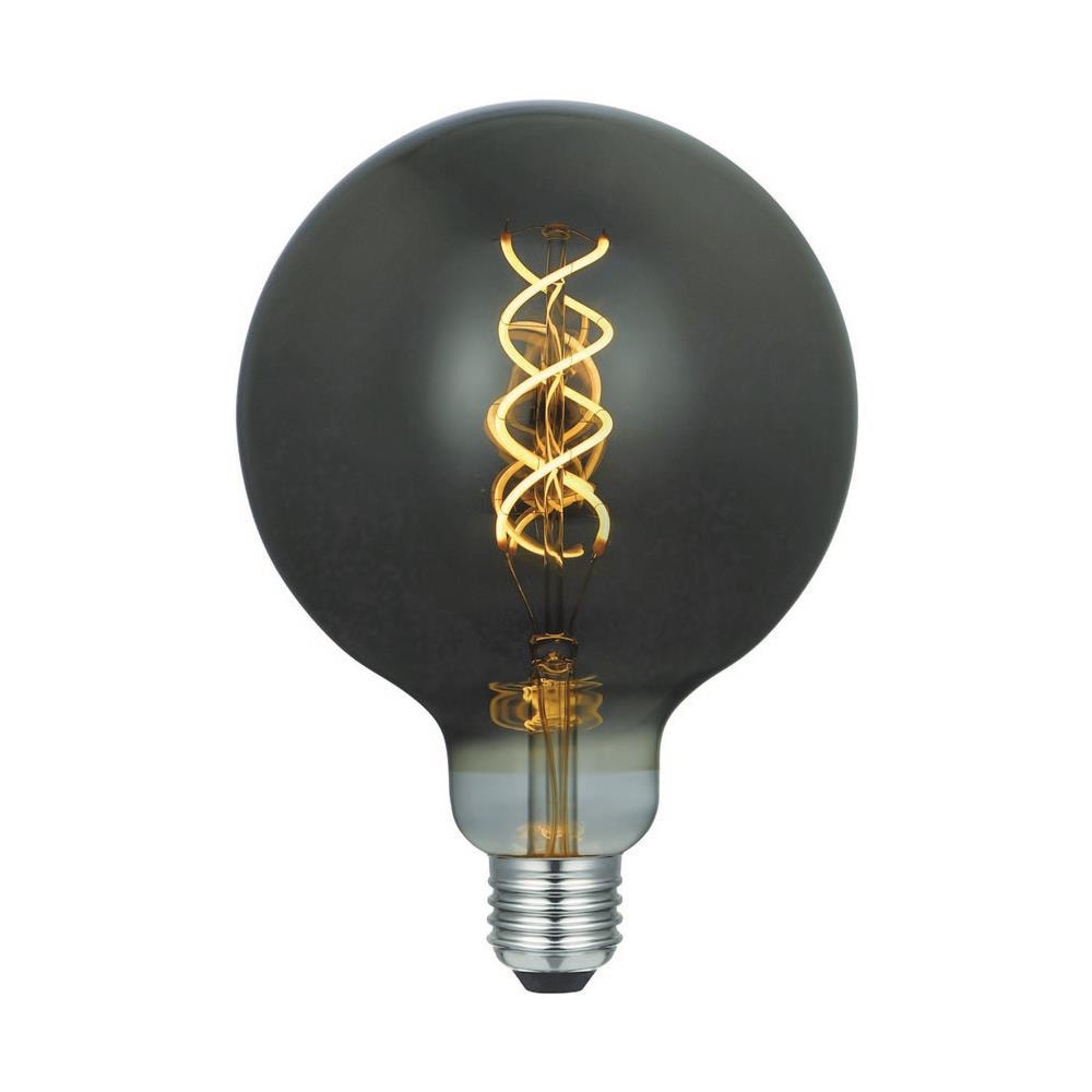 Lampadina Maxi Curved Smoky, Decorativa, Con Filamento A Spirale, Fumo In Vetro, 12,5 X 12,5 X 17,5 Cm, 1 X E27, 5w, 150lm, 2000k, 240v - Foto 1