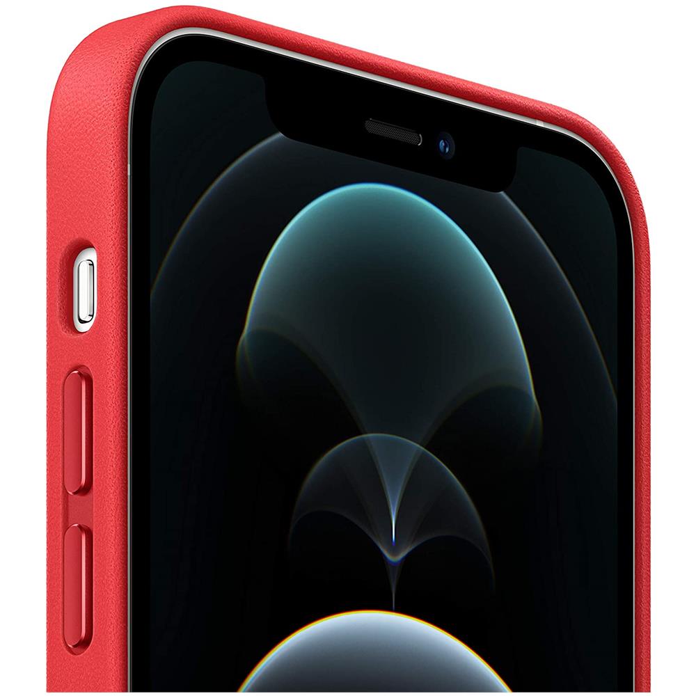 Custodia MagSafe in Pelle per iPhone 12 Pro Max Colore Rosso - Foto 2