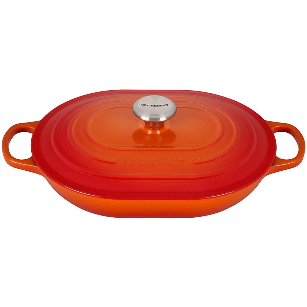 Casseruola Ghisa Oblong 31 Arancio - Foto 1