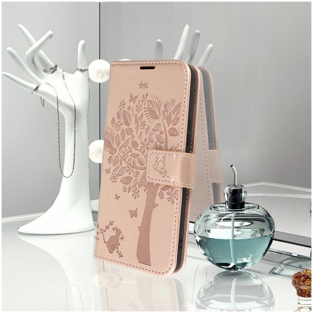 Custodia Portafoglio Galaxy S22, Supporto Video Stampa Mandala A Albero Rosa - Foto 5