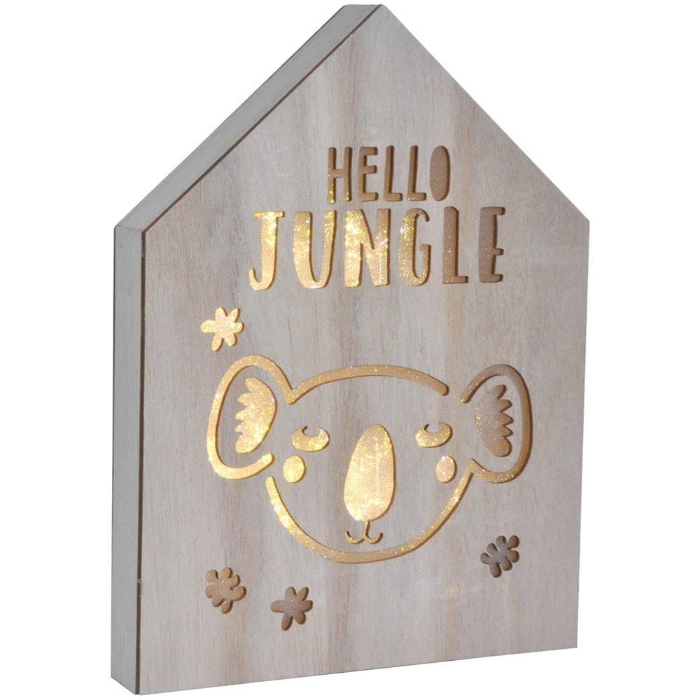 Decorazione Retroilluminazione A Led, 20 X 27,5 Cm, Pantera - Foto 1