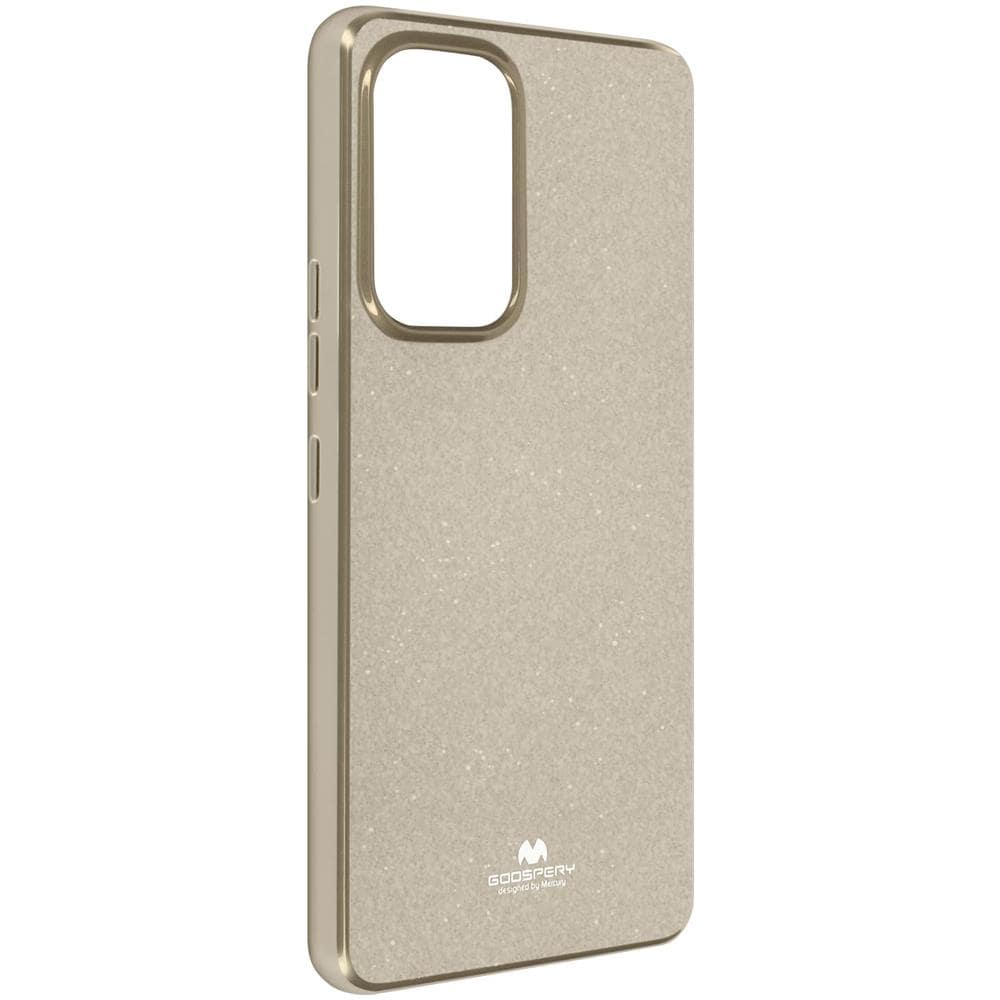 Cover Samsung Galaxy A53 5g Silicone Effetto Brillante Pearl Jelly Mercury Oro - Foto 2
