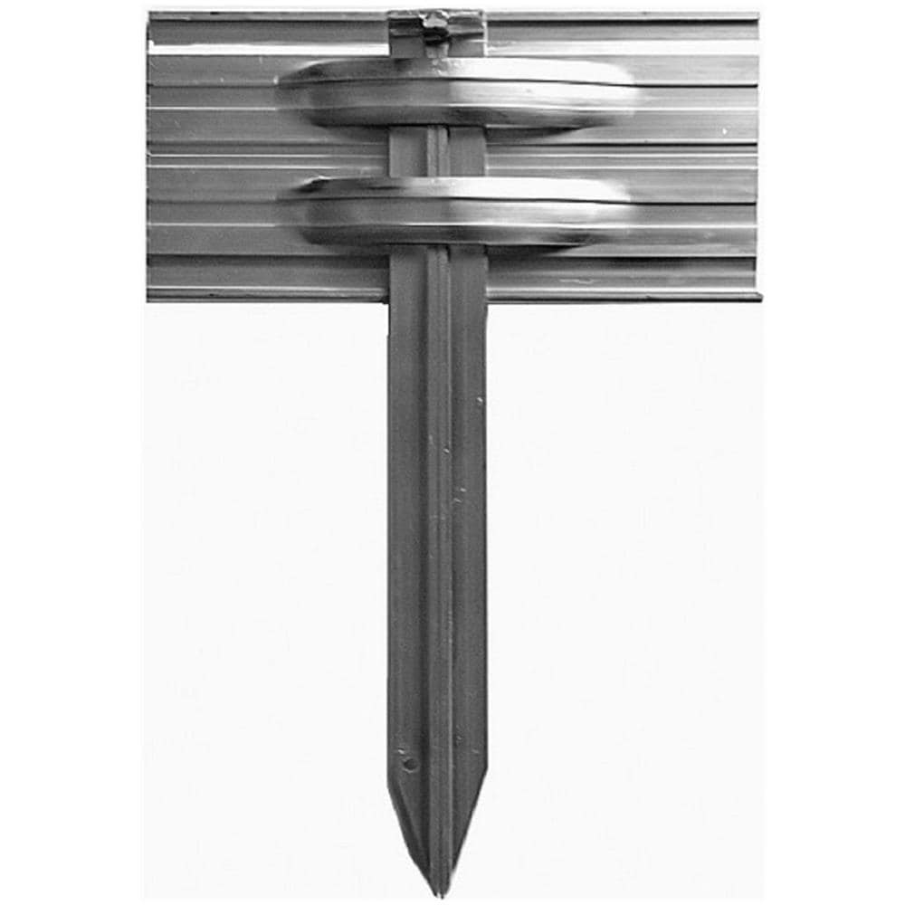 Bordure Per Aiuole Ultra Forte In Alluminio 24cm X 100cm | Aiuole Giardino | Cordoli Per Aiuole - Foto 2