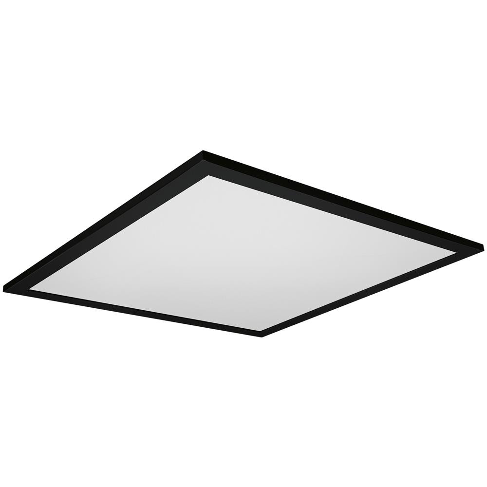 Ledvance Plafoniera Wifi Nera, 28w, 2000lm, 3000-6500k, 45x45 Cm, Lampada Da Parete Dimmerabile, Tecnologia Rgb, Smart+planon, Controllabile Tramite App O Assistenti Vocali Come Alexa O Google, - Foto 1