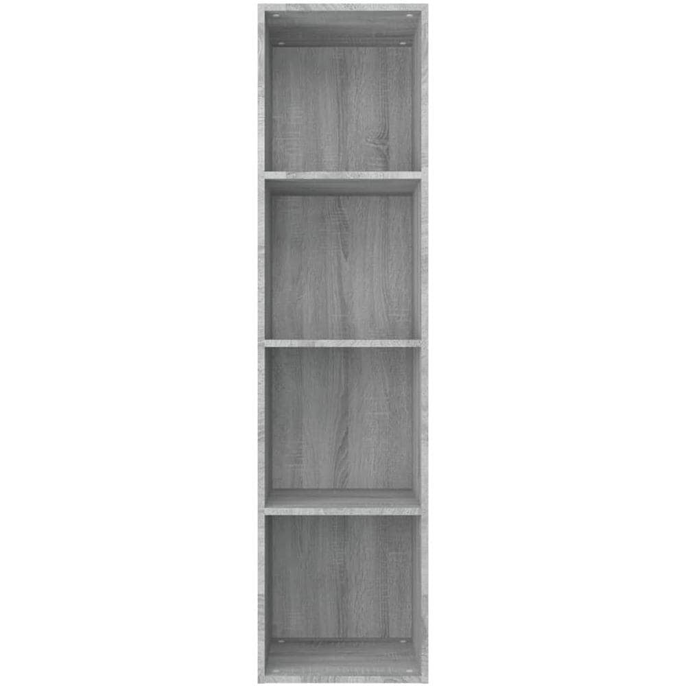 Libreria /mobile Tv Grigio Sonoma 36x30x143 Cm Legno Multistrato - Foto 3