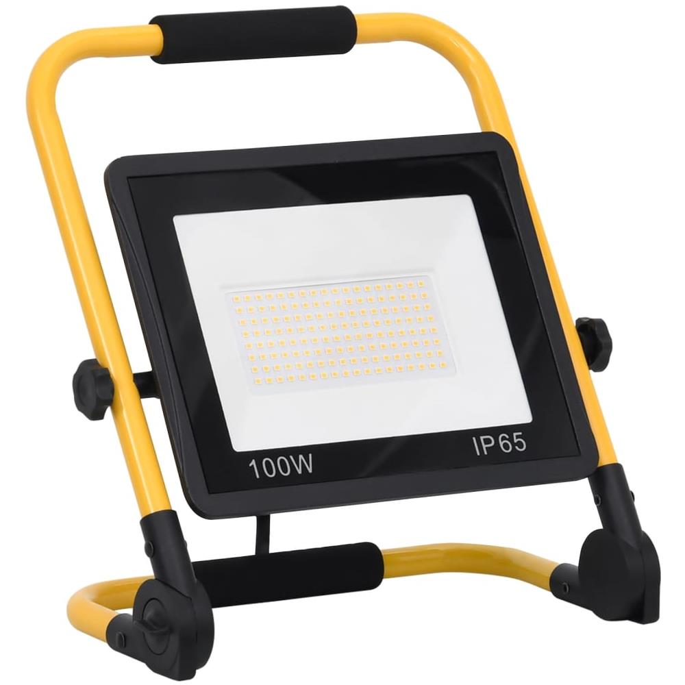 Faretto A Led Con Maniglia 100 W Bianco Caldo - Foto 3