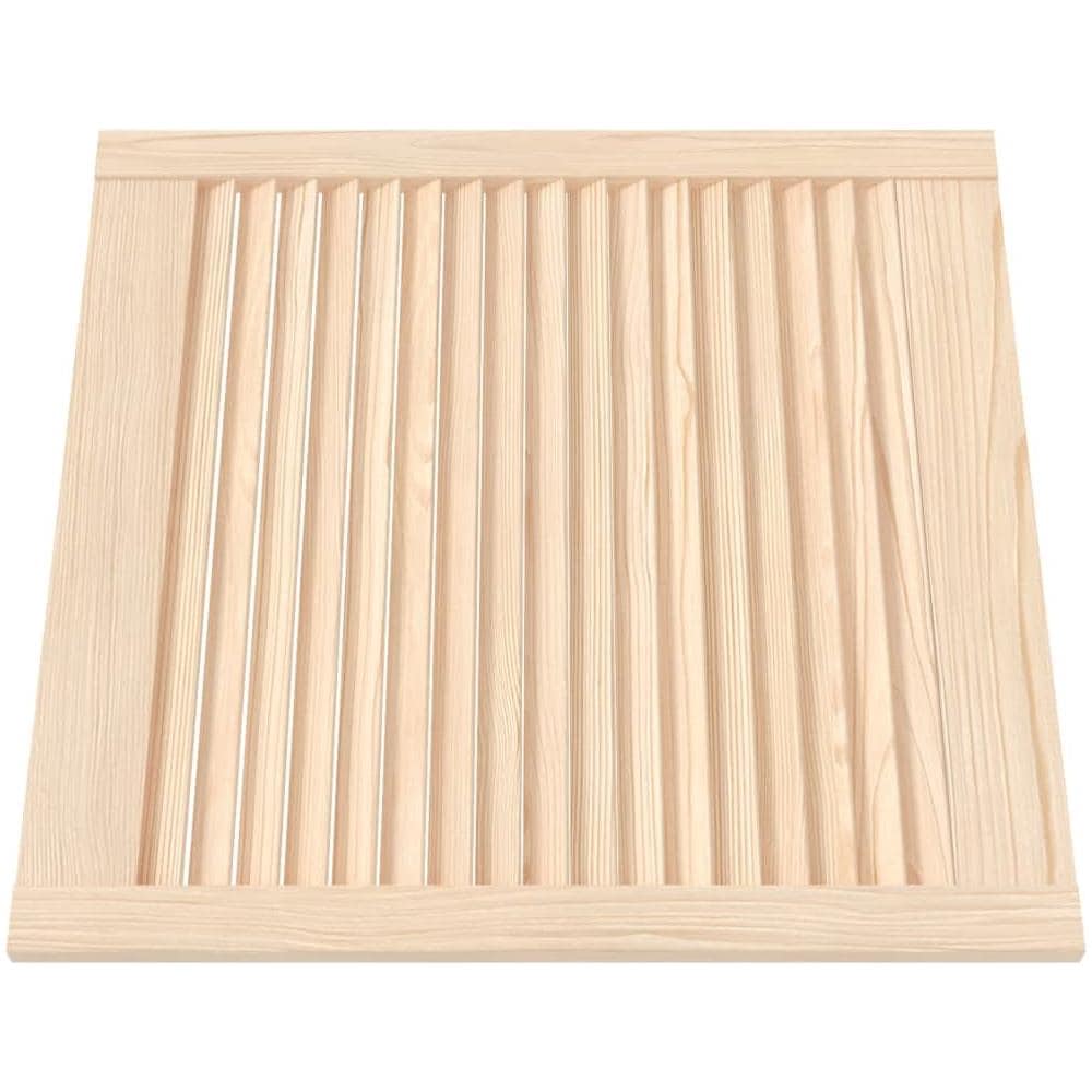 Ante con Design a Lamelle 2 pz 61,5x59,4 cm in Legno di Pino - Foto 5