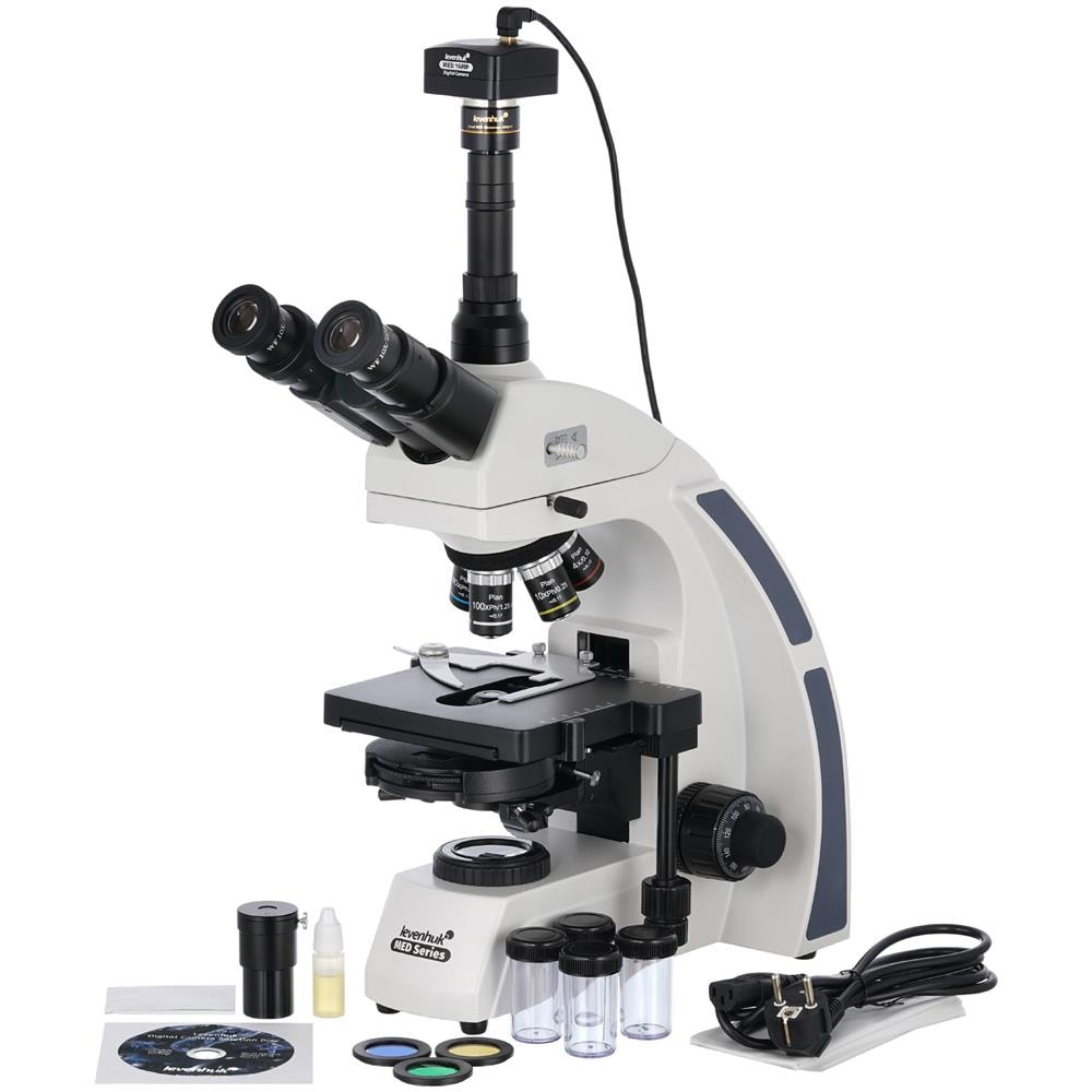 Microscopio Trinoculare Digitale Levenhuk Med D45t - Foto 2