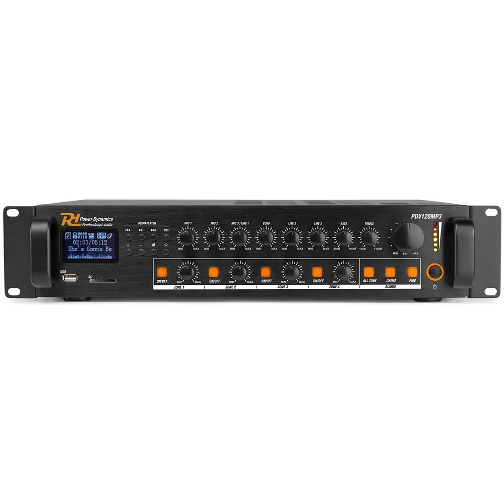 Amplificatore Mixer PDV120MP3 120W Colore Nero - Foto 2