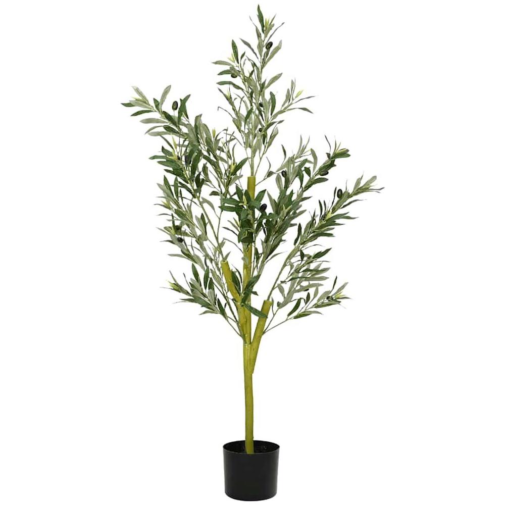 Albero Ulivo Artificiale 450 Foglie 120 cm Verde - Foto 1