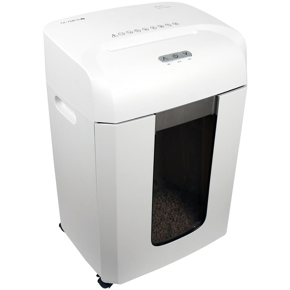 Distruggidocumenti a Particelle MC 615.2 Automatico con cestino da 30L capacità di 15 fogli - Bianco - Foto 4