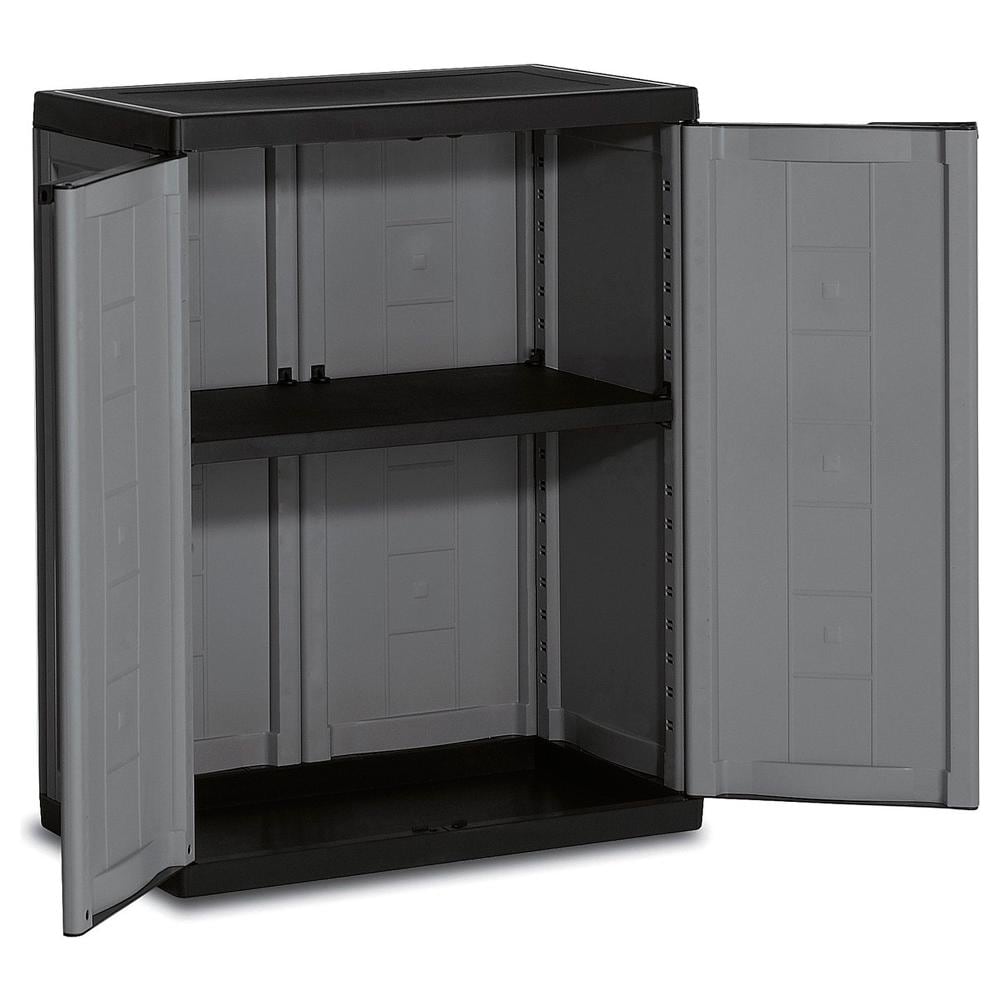 Armadio In Resina Jolly 68x39x85cm Tuttopiani Grigio 9733 - Foto 2
