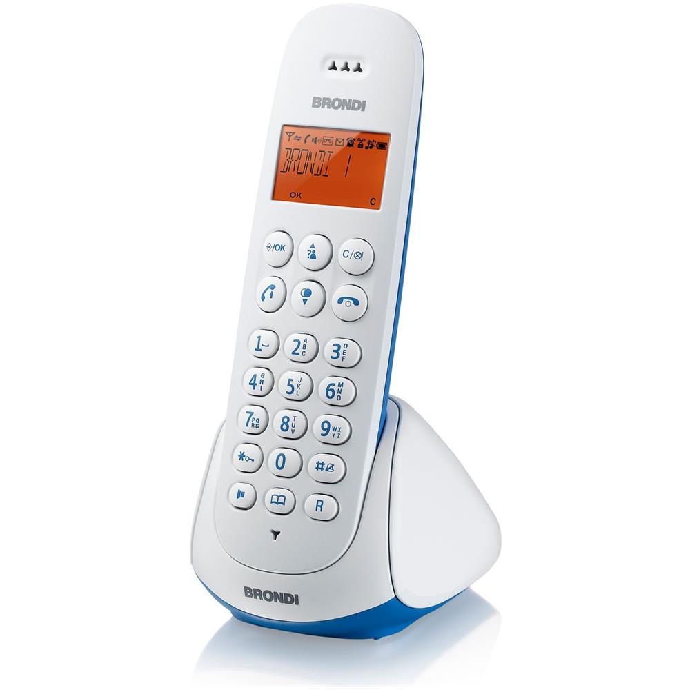 Telefono Adara Cordless colore Bianco / Blu - Foto 4