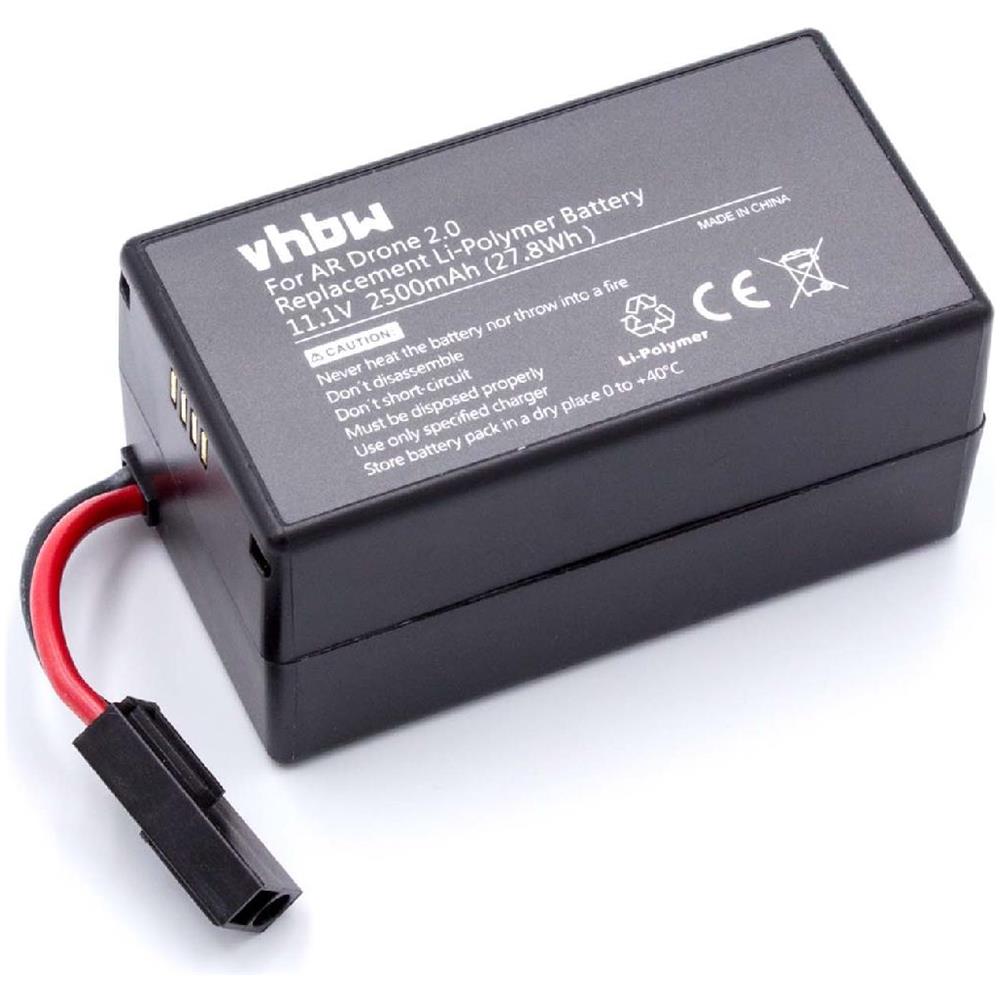 Batteria Litio-polimeri 2500mah (11.1v) Per Drone Multirotore Quadrirotore Parrosso Ar Drone 1.0, Ar Drone 2.0, Ar Drone 2.0hd Come Pf070056. - Foto 1