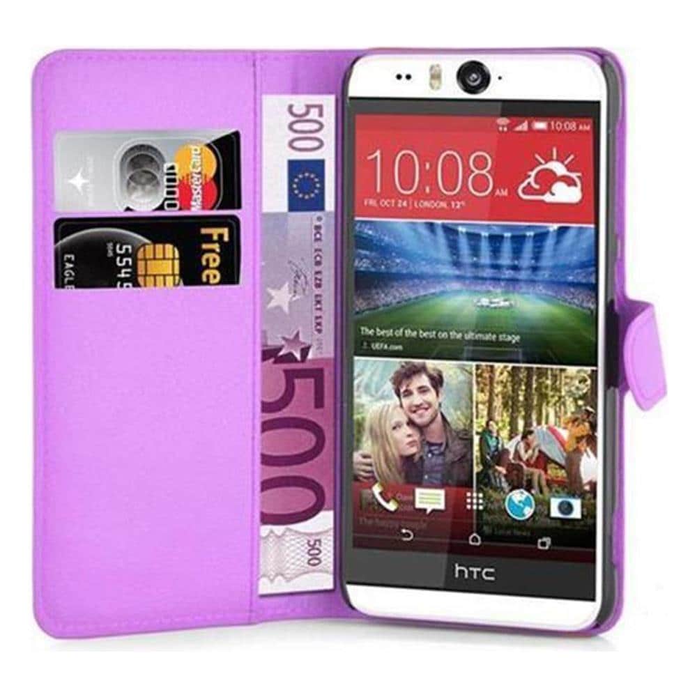Custodia Compatibile Con Htc Desire Eye In Violetta Ametista - Coperchio Protettiva Con Chiusura Magnetica, Funzione Stand E Tasca Per Le Carte - Foto 1