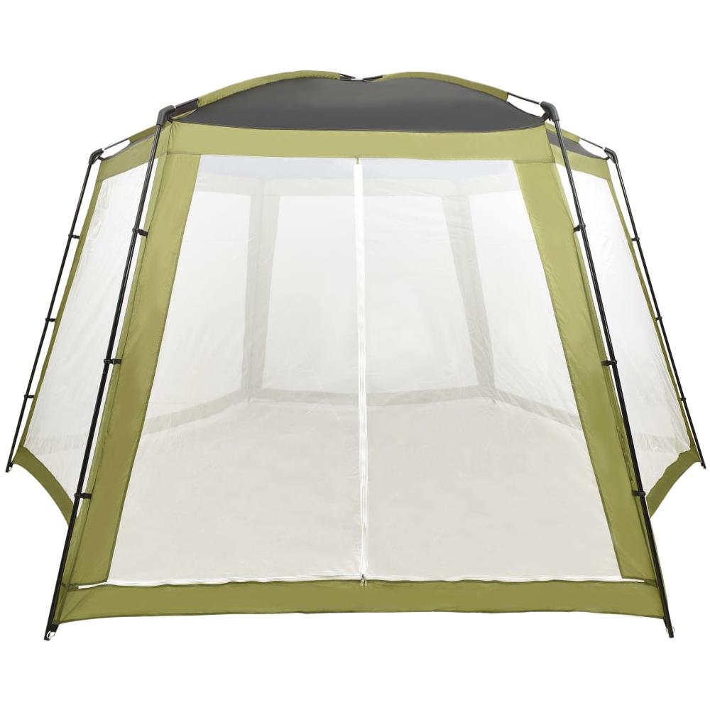 Tenda per Piscina in Tessuto 590x520x250 cm Verde - Foto 3